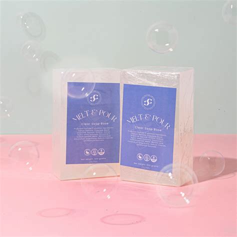 melt  pour soap base clear  crafters corner ph