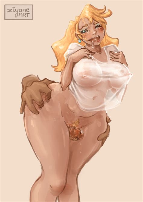 A Drooling Blonde By Ziyane Hentai Foundry