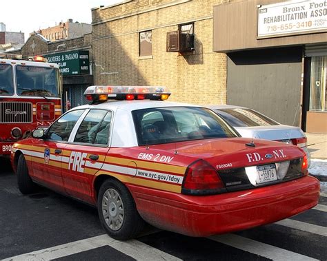 FDNY EMS Division 2 Ford Police Interceptor Car Bronx New York City