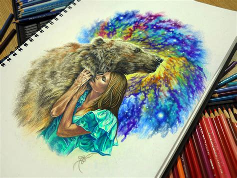 colored drawing beautiful art drawing skill