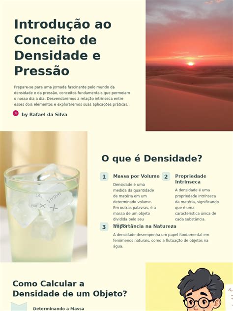 Densidade Pressão - Entendendo Densidade e Pressão | PDF | Pressão | Densidade