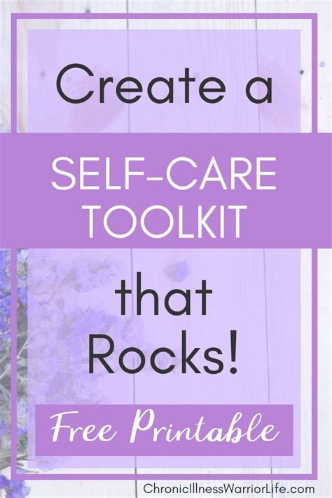 What You Need In Your Self Care Toolkit Free Printable Worksheets Artofit