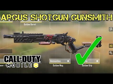 Best Argus Shotgun Gunsmith Gameplay In Cod Mobile Call Of Duty