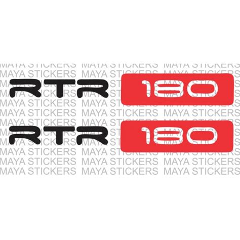 Apache Rtr 180 Logo Sticker For Bike Stumps Forks Suspension