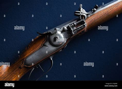 Flintlock Of A Stutzen A Short Handy Hunting Rifle With A Rifled