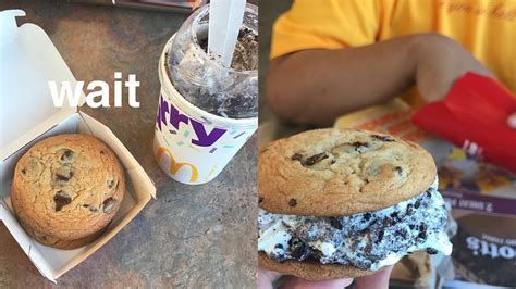 Mcdonalds Chocolate Chip Cookie Ice Cream Sandwich Hack Goes Viral