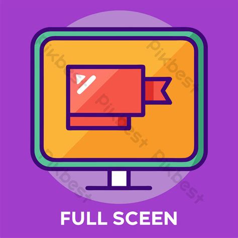 full screen icon logo design png images eps   pikbest