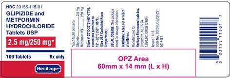 Glipizide And Metformin Fda Prescribing Information Side Effects And