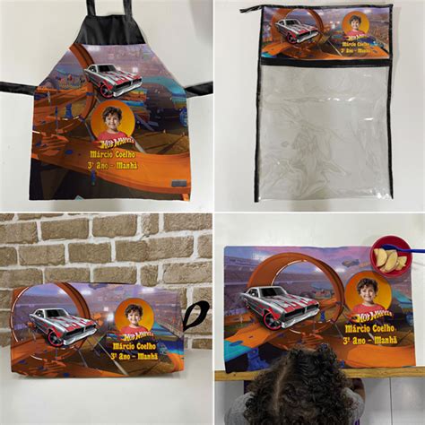 EEtiqueta Escolar Personalizada em Vinil Hot Wheels Tia Berê