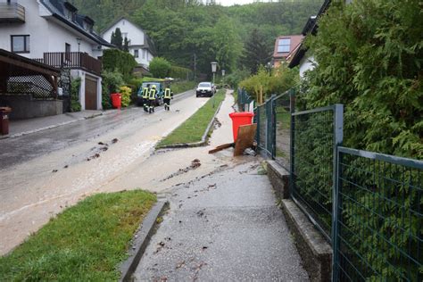 Unwetter In Purkersdorf Freiwillige Feuerwehr Purkersdorf