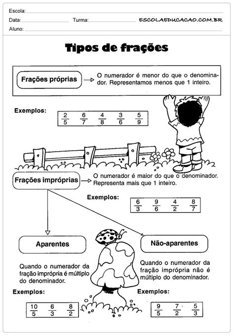 Adição E Subtração De Frações Exercícios 5 Ano Com Gabarito