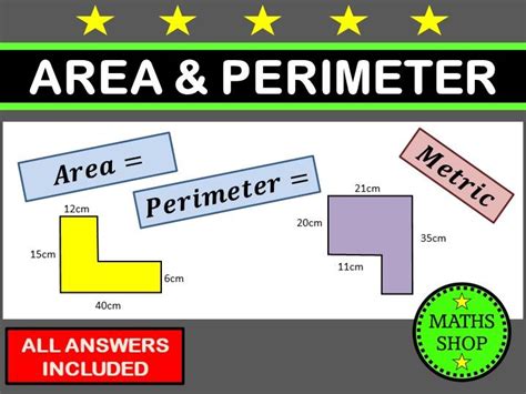 Area And Perimeter Of Compound Shapes Teaching Resources