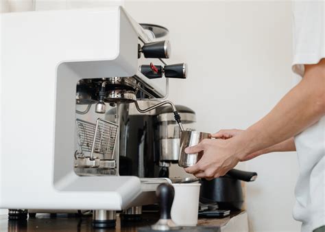 professional coffee machine restaurant  stock photo