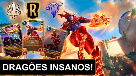 SHYVANA E AURELION SOL AGORA DRAGÕES TÁ QUEBRADO Legends of