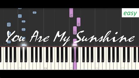 how to play you are my sunshine on piano jjs