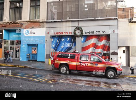 Fdny Ladder Co 10 Fdny Engine Co 10 House And 911 Tribute Center On