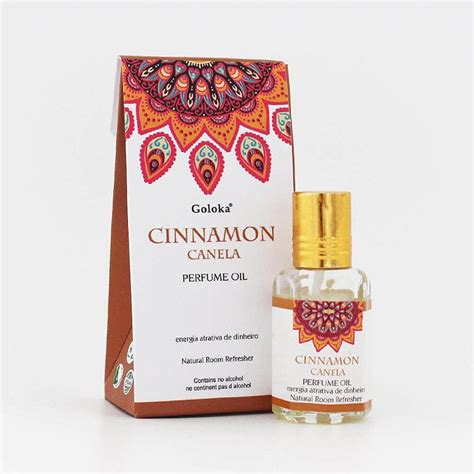 Perfume Indiano Canela Goloka 10ml Para Pele E Difusor Lotus Loja