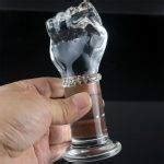 Plug Anal Punho De Vidro Fist Buttplug Chastity