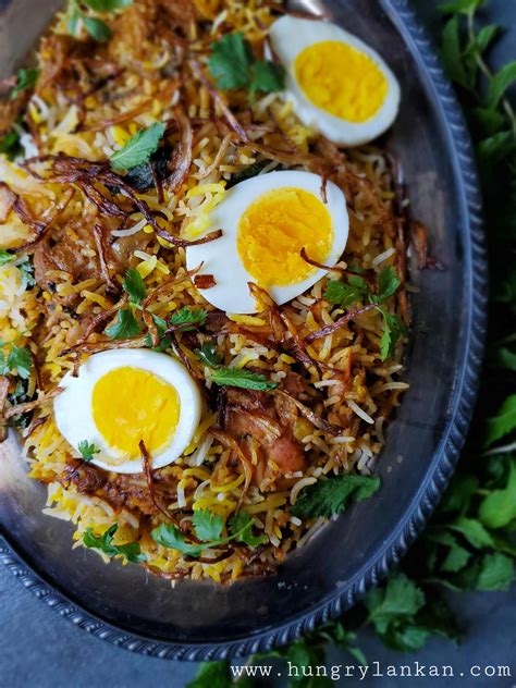 Chicken Dum Biryani Pakki Style Hungry Lankan