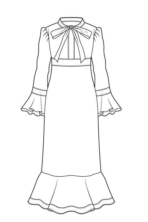 Premium Vector Dress Design Drawing And Illustration