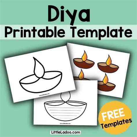 Diya Template Printable 10 Templates For Creative Diya Projects