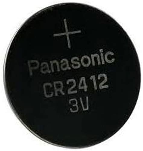 Amazon.com: Panasonic CR2412 Lithium Battery 3V (2 Batteries Per Pack ...