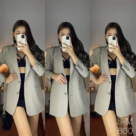 Nude Blazer Women S Fashion Coats Jackets And Outerwear On Carousell