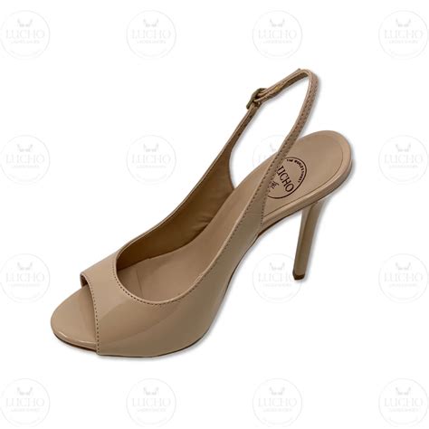 Nude Patent Open Toe Best Price In Houston