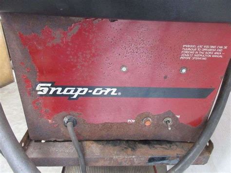Snap On Mig Welder Model Ya219 120v Comes With Rolling Stand