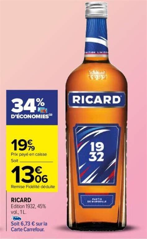 Promo RICARD Chez Carrefour