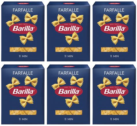 Barilla Макароны Farfalle, 400 г, 6 уп - купить с доставкой по выгодным ...