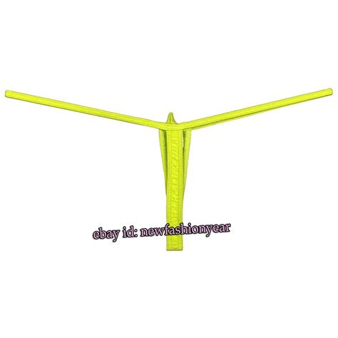 Sexy Men S Pouch Thong Push Up Mini Bikini Tangas Smooth Micro Briefs Underwear EBay