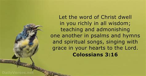 Colossians 316 Bible Verse Kjv