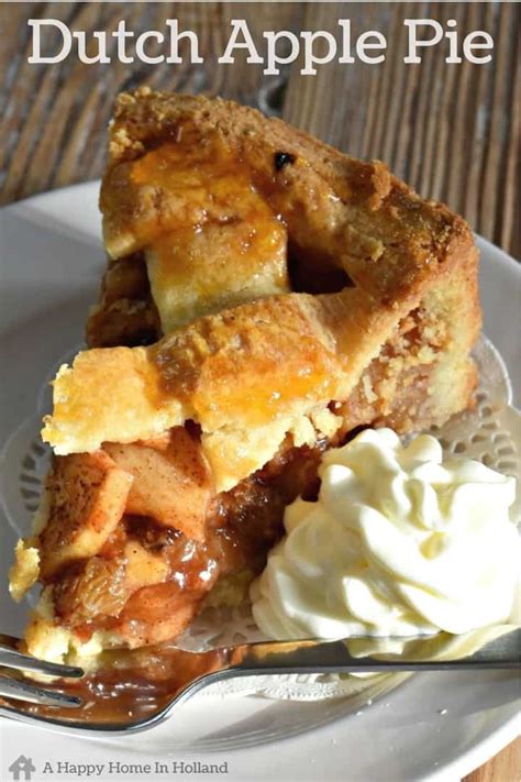 Traditional Dutch Apple Pie