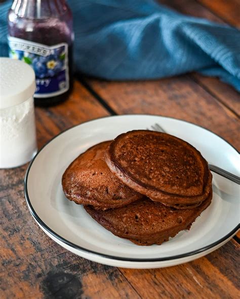 Chocolate Pancakes With Cocoa Powder