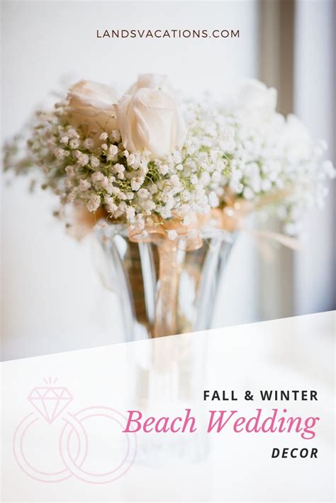 Unique Fall & Winter Beach Wedding Decor