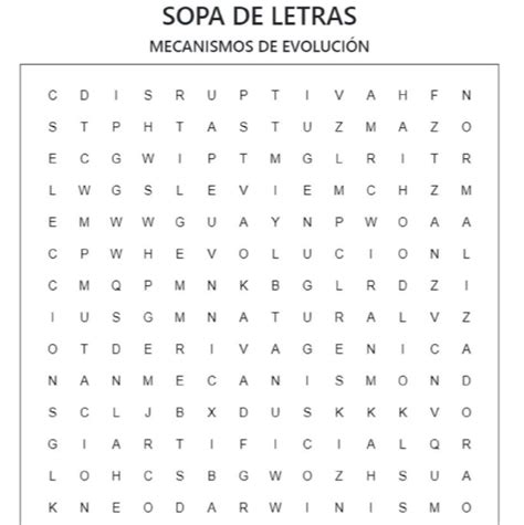 Encontrar Palabras En La Sopa De Letras Relacionadas A Las Pruebas