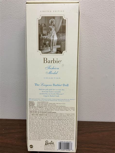 Lot Silkstone Gold Label The Lingerie Barbie