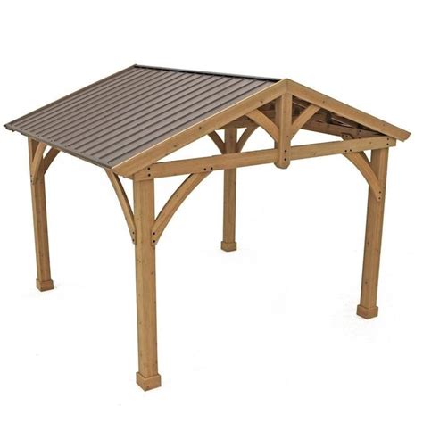 Gazebo ***** | Wood patio, Aluminum roof, Gazebo