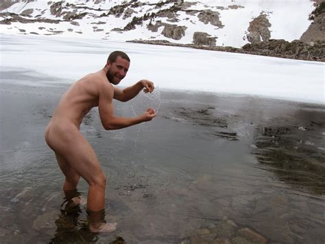 One Step At A Time Naked Men In The Snow