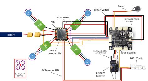 Quadcopter Wiring Schematic