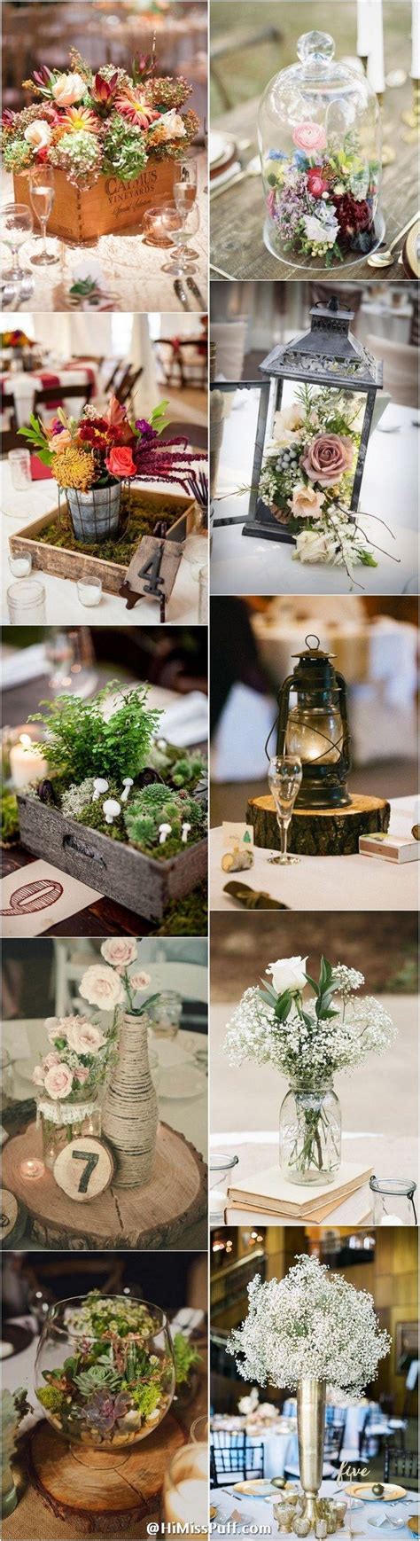 100 Country Rustic Wedding Centerpiece Ideas Himisspuff