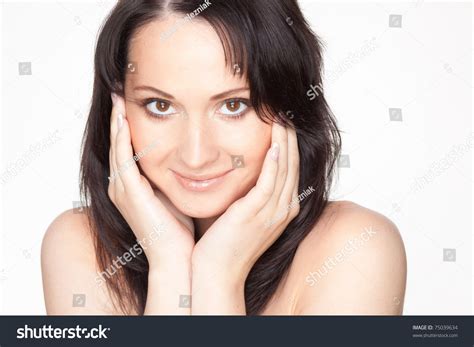 Beauty Portrait Brunette Woman Stock Photo Shutterstock