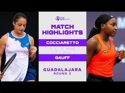 Gauff Vs Cocciaretto Prediction With H H Stats Analysis At Dubai Duty