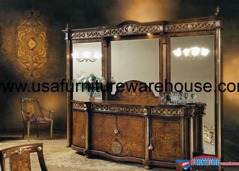 Leonardo Luxury Media Console And Showcase Cabinet Usa Furniture Warehouse