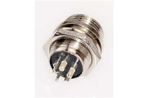 Разъем MIC12 5P штекер Pro Legend металл на корпус, PL2223 - выгодная ...