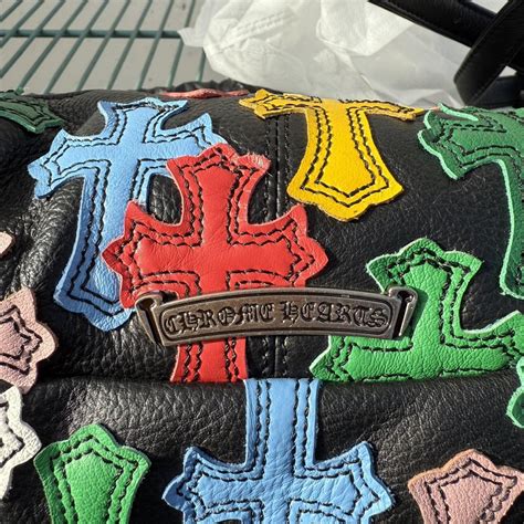 Depopartner Vintage Leather Chrome Hearts Fanny Depop