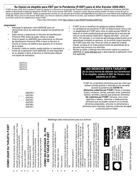 Nevada Families Getting More Money On Their P-EBT Cards | Across Nevada