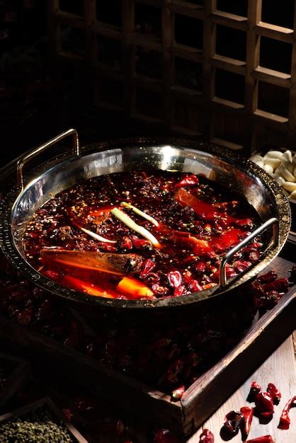 Premium Photo Hot Pot Soup Bottom