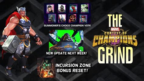 Next Week In Mcoc New Update With Returning Modes Summoners Choice